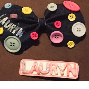 Custom hair accessories/clips